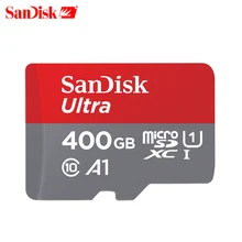 Двойной Флеш-накопитель SanDisk A1 слот для карт памяти micro sd карты памяти class 10 SDXC ультра SDHC 400 Гб 100 МБ/с. UHS-I карты micro sd