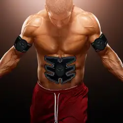 Умный Фитнес стимулятор мышц брюшной полости для тренировок EMS Электрический мышцы живота тренажерного зала оборудование мышцы брюшной