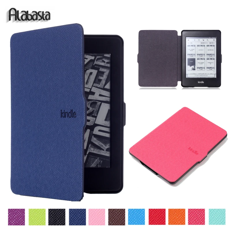 

Alabasta Case For Fundas kindle Paperwhite 1 2 3 Cover 6 inch Leather Smart Case Magnetic Wake up Sleep Ebook proof Shell stylus