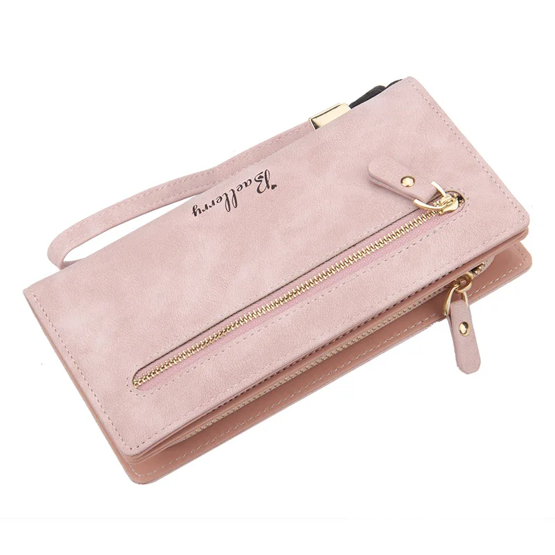 Famous Brand Women Wallets Baellerry Leather Wallet Female Purse Long Coin Card Holder Ladies ...