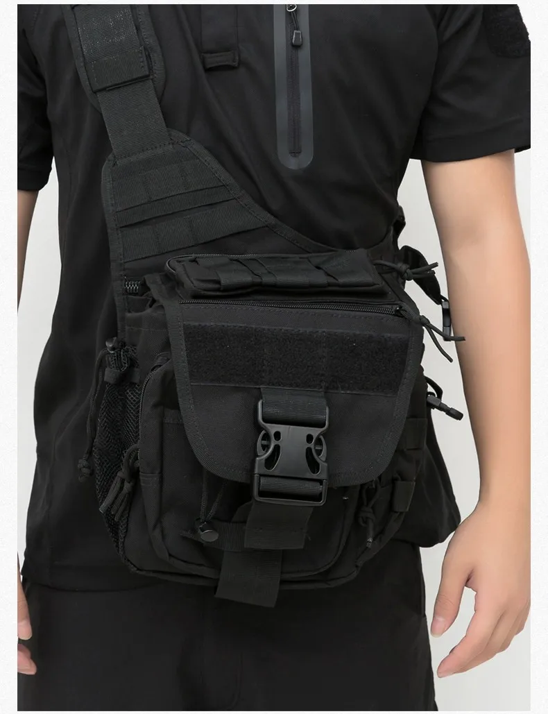 Мужская сумка через плечо в стиле милитари для отдыха, Оксфорд, многофункциональная сумка для кемпинга, путешествий, рыбалки, Мужская тактическая походная сумка