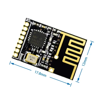

10pcs/lot Power enhanced version SMD NRF24L01 Wireless Module NRF24L01+Mini module wireless data transmission module