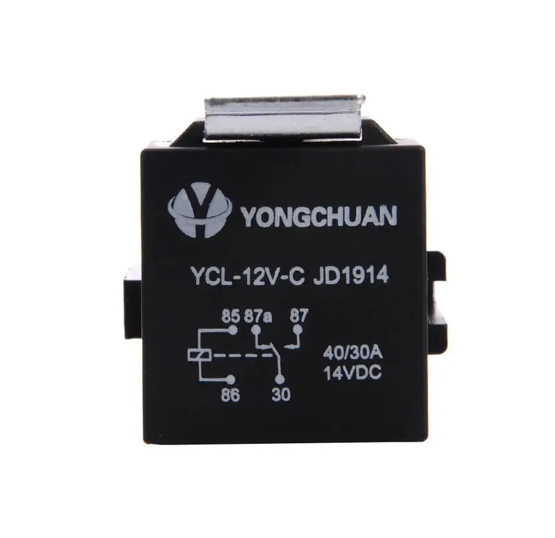 SPDT 5 Pin Wire автомобильные реле гнезда DC 12 V Volt 40A AMP YCL 12V C JD1914 для автомобиля