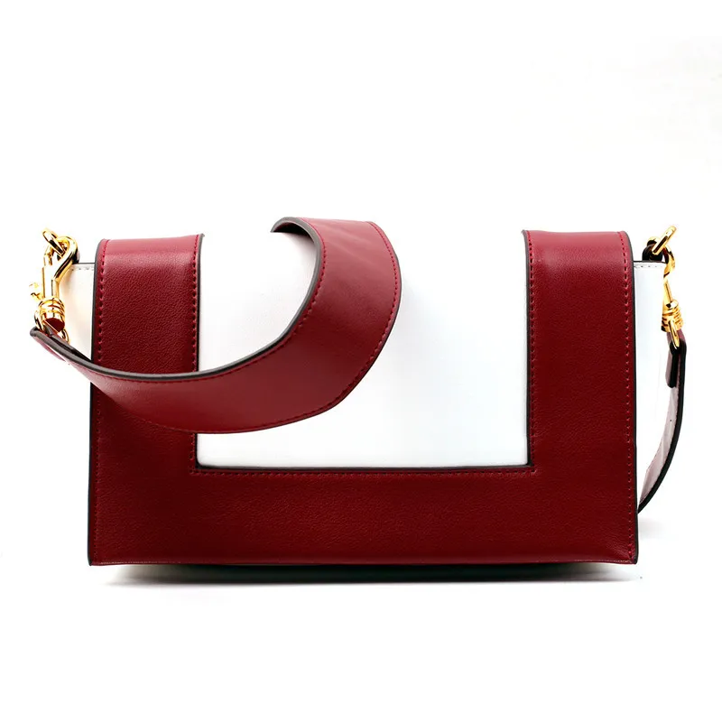 

New color adjustable shoulder strap 18 years new hit color small bag shoulder fashion leather handbags female