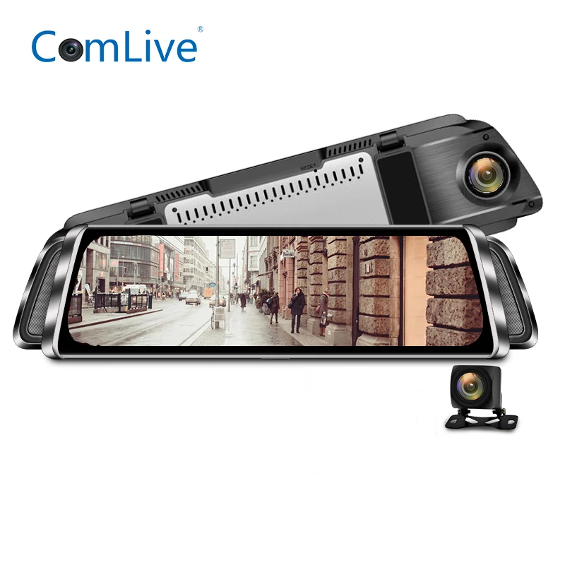 Camlive G900 10 &quotзеркальный видеорегистратор двойная камера HD1080P для автомобиля