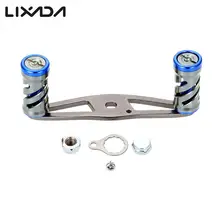 Рыболовная катушка Lixada с ручкой для литья приманки, прочная Рыболовная катушка из алюминиевого сплава, рокер, левая/правая рука, сменная, De Pesca