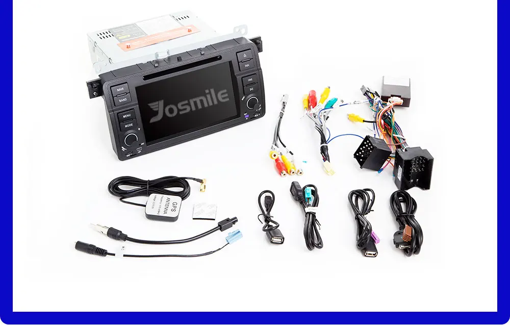 Excellent Josmile Car Multimedia Player 1 Din Car Radio For BMW E46 M3 Rover 75 Coupe Navigation 318/320/325/330 GPS DVD Touring Hatchback 17