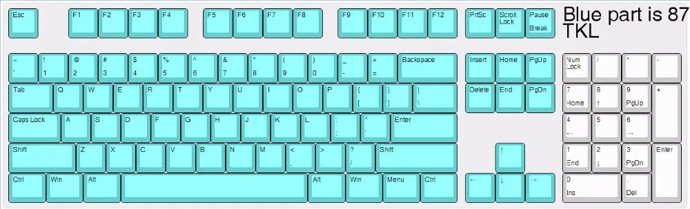 87 key