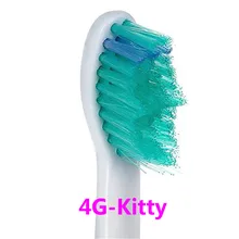 4 шт. в упаковке HX6014 Съемные насадки для зубной щетки Fit с Philips серии HX6730 HX6761 HX6511 HX3226 HX3216 HX6972