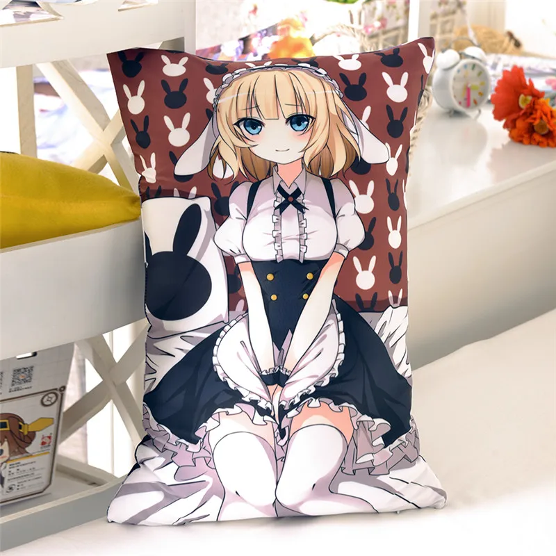 Японское аниме это заказ кролика? Милая Rize Sharo обнимающая подушка для тела Kawaii