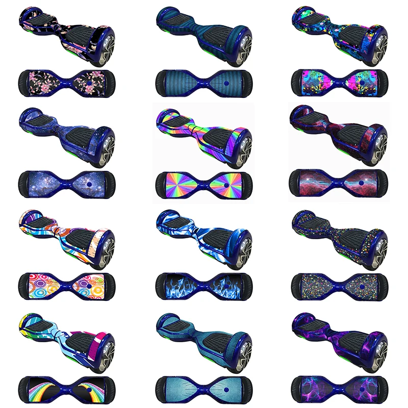 

6.5 Inch Self-Balancing Scooter Skin Hover Electric Skate Board Sticker Two-Wheel Smart Protective Cover Case Stickers скейтборд