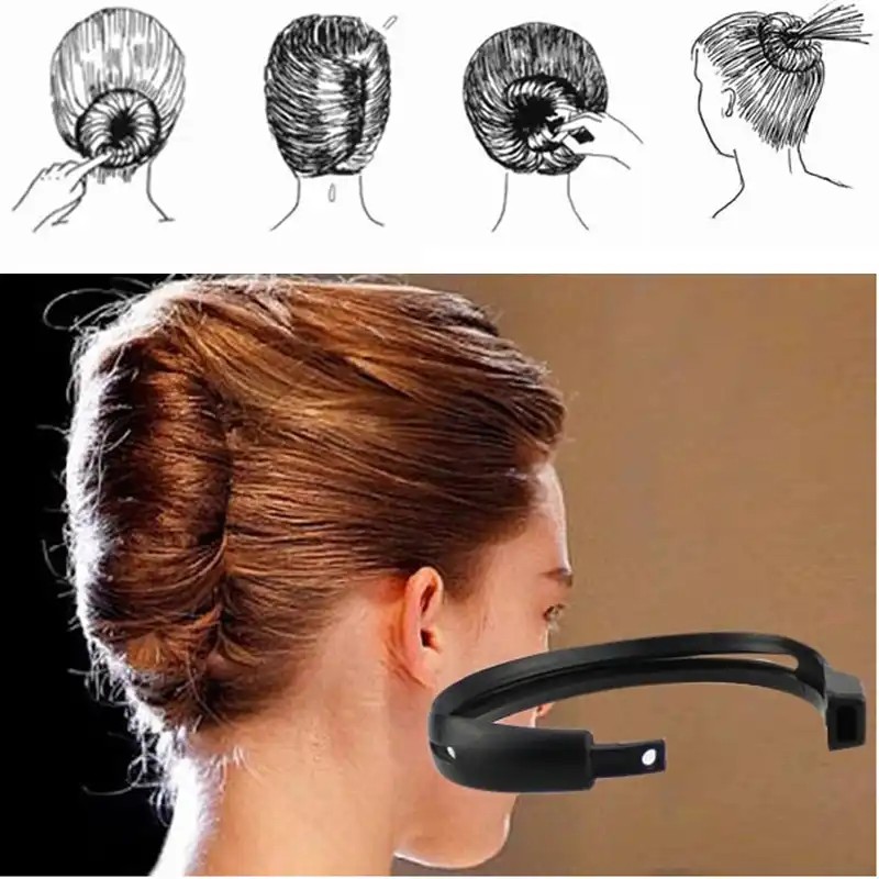 Fashion Women S Girls Diy Hair Styling Donut Bun Clip Tool French