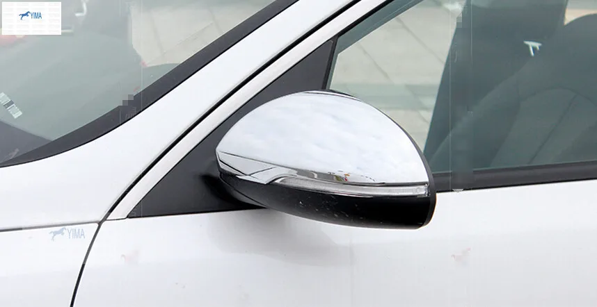 

Lapetus ABS Auto Styling Side Rearview Mirror Stripe Protector Cover Trim 2 Pcs For KIA Optima K5 2016