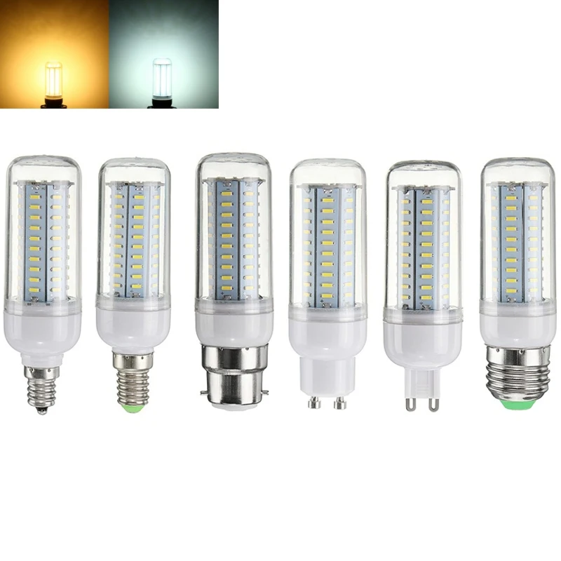 

Dimmable 4W/5W/6W/9W 4014SMD 45/64/80/126 LED Lamp Bulb E27/E14/E14/B22/G9/GU10 LED Corn Light Bulb 220V Chandelier LED Light