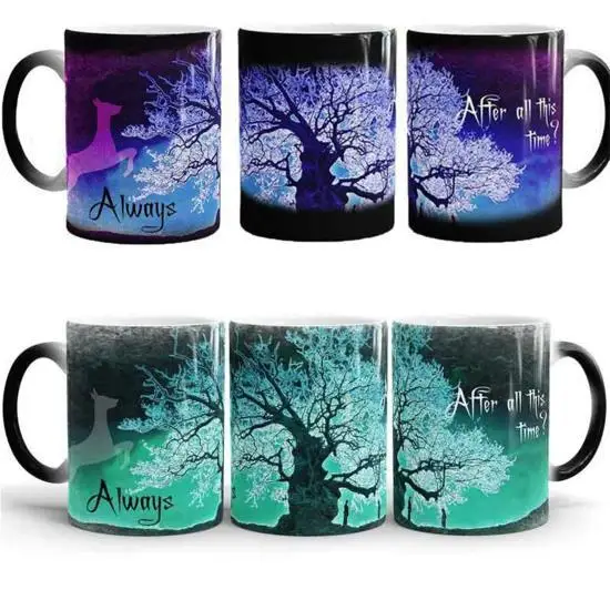 

Surprise Gift! Magic Color Changing After All This Time Tea Coffee Mug Cup Customized Large Unique Decal Gift DIY