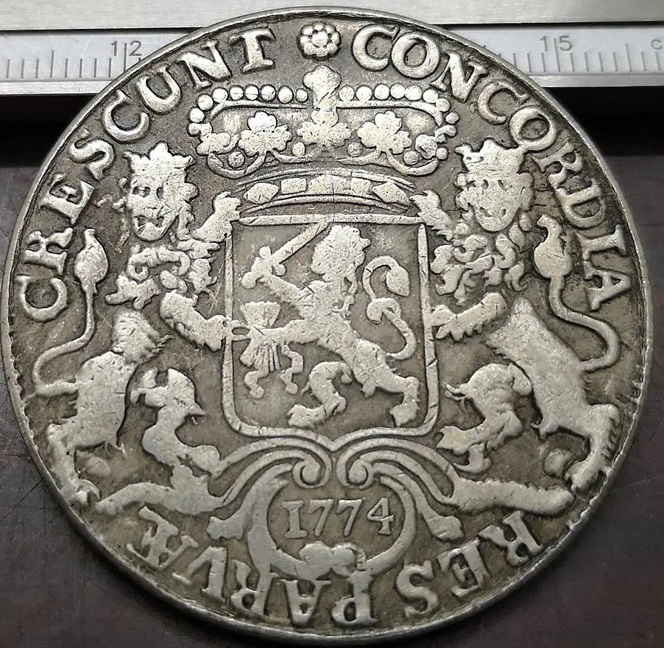 1774 монета Ducaton Copy (Zeeland) 1|coin|coin coinscoin copy |