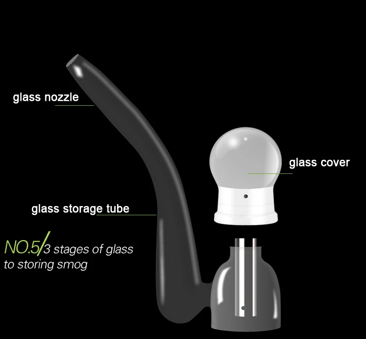 JOMOTECH 2200mAh Battery E Cigarette Dry Herb Vaporizer Kit 7.4 Input Voltage Ecig Portable Hookah Dry Herb Vape 012