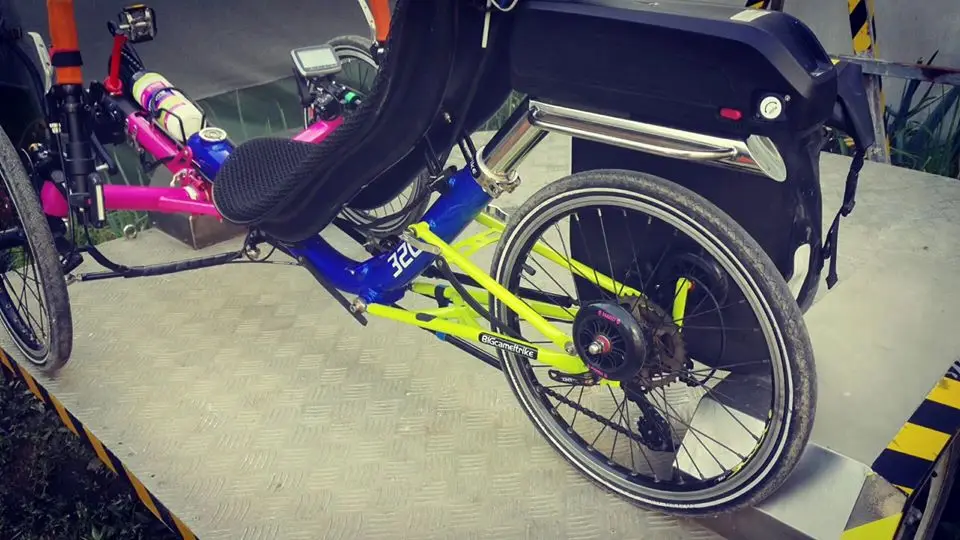 Взрослый алюминиевый сплав 27 скорость Электрический fulldable лежачий Touring Trike| |