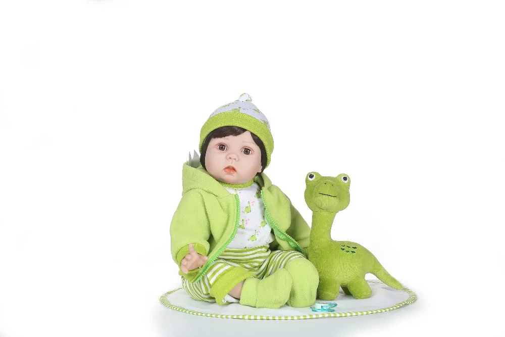 

55cm silicone Bebelys reborn baby dolls vinyl Blinking doll Playmate For Girls reborn Soft bonecas Dolls Toys birthday gift LoL