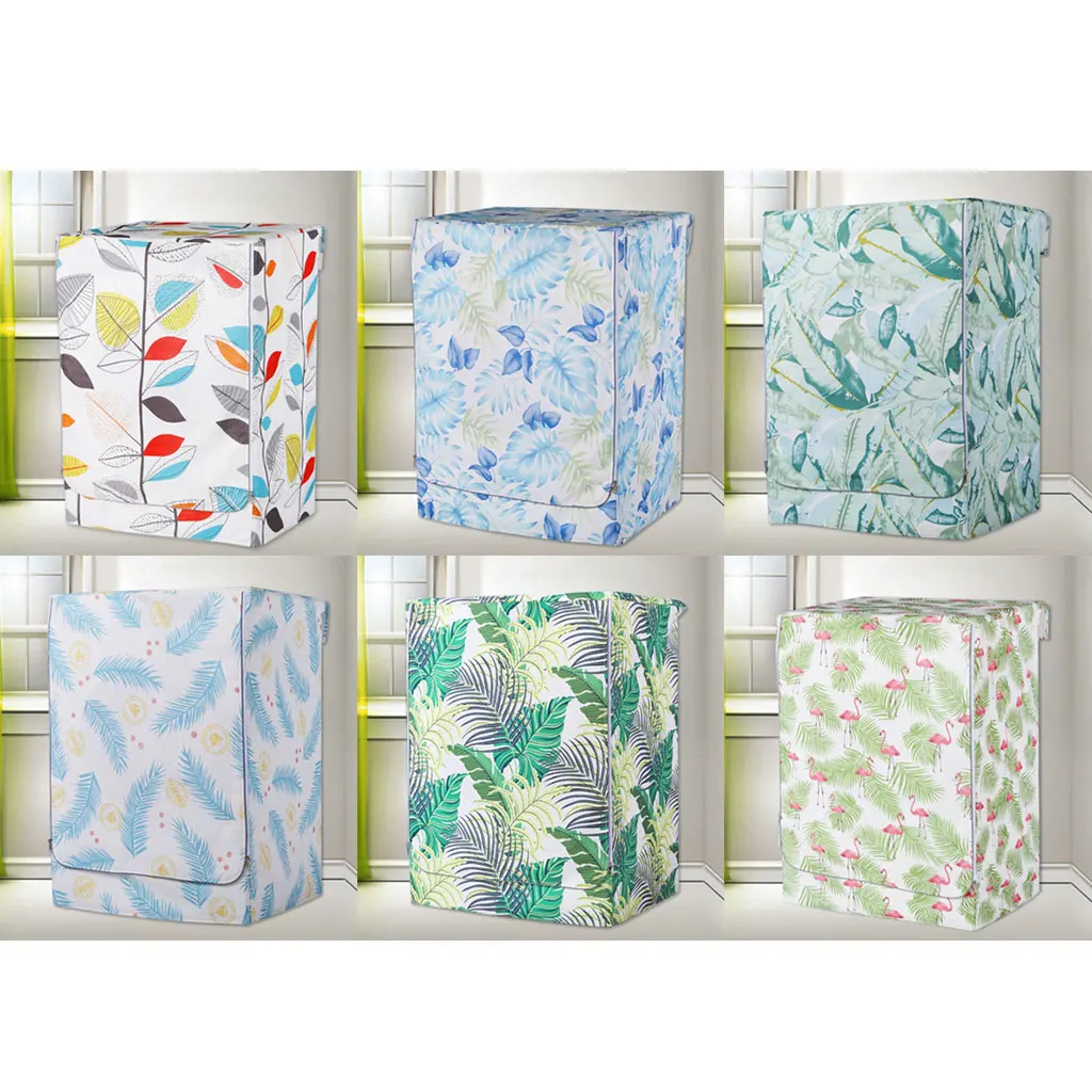 

Front Loading Dust-proof Zipper Washer Cover Thicken Dryer Cover Protector for Front Loading Washing Machine - 60x85cm