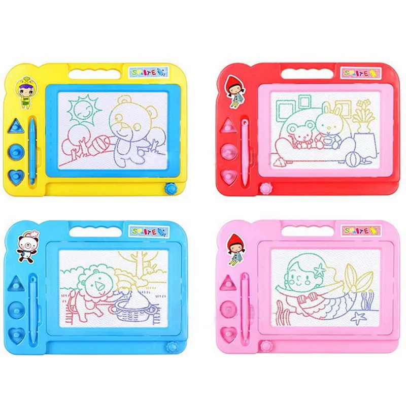  Kindergarten Plastic Magnetic Preschool Toy Baby Kid Child Writing Board Drawing Sketch Sketcher Pa - 33018279541