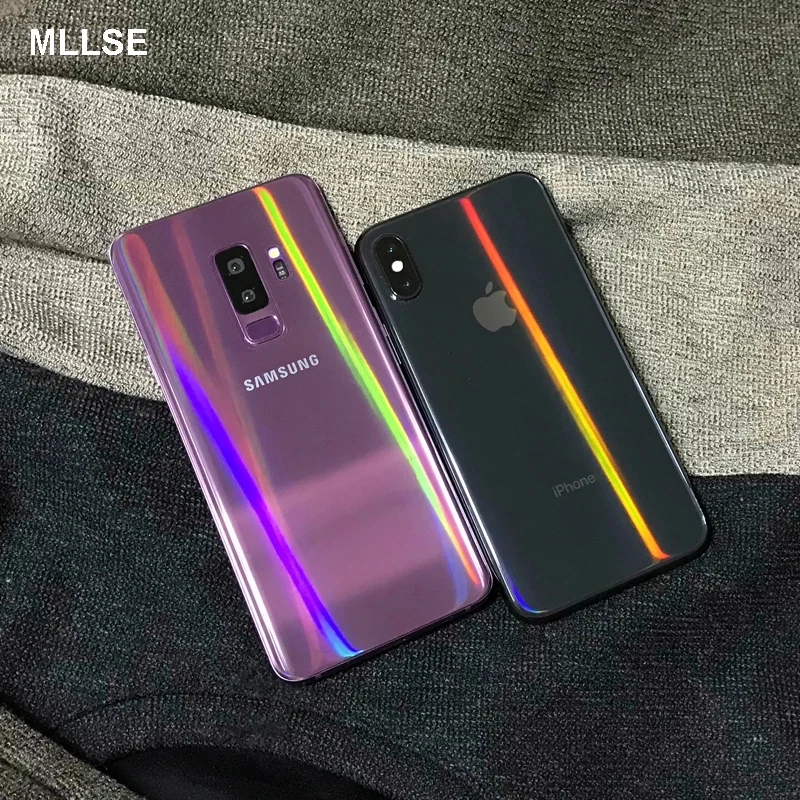Алмазная незаметная прозрачная пленка Aurora для iPhone 11 Pro MAX XS XR 8 7 Plus SAMSUNG S10 S9 + Note Xiaomi