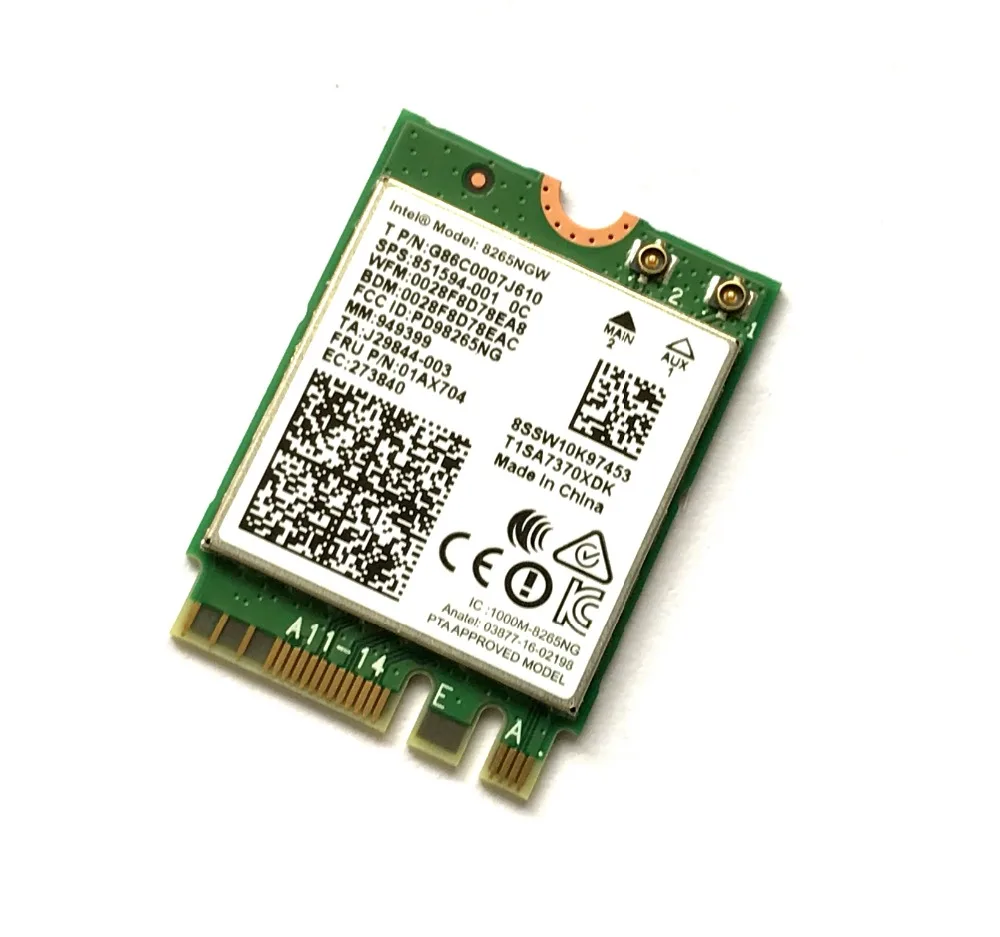 デュアルバンドWi Fi 802.11ac,8265ngw,8265 nff,867mbps,2x2,802.11ac ,wlan,bt4.2カード,2.4g/5g,新規|wifi 802.11ac|dual bandwifi wifi - AliExpress デュアルバンドWi Fi 802.11ac,8265ngw,8265 nff,867mbps,2x2,802.11ac ,wlan,bt4.2カード,2.4g/5g,新規|wifi 802.11ac|dual bandwifi wifi - AliExpress