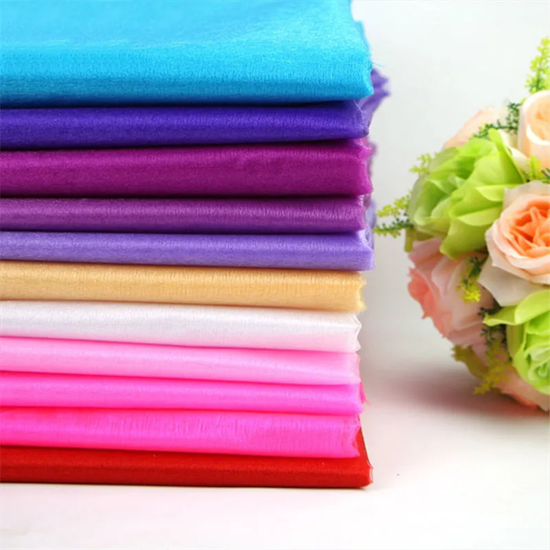 10 м/лот прозрачная органза ткань для свадебного украшения или вечерние украшения. Ширина 75 см