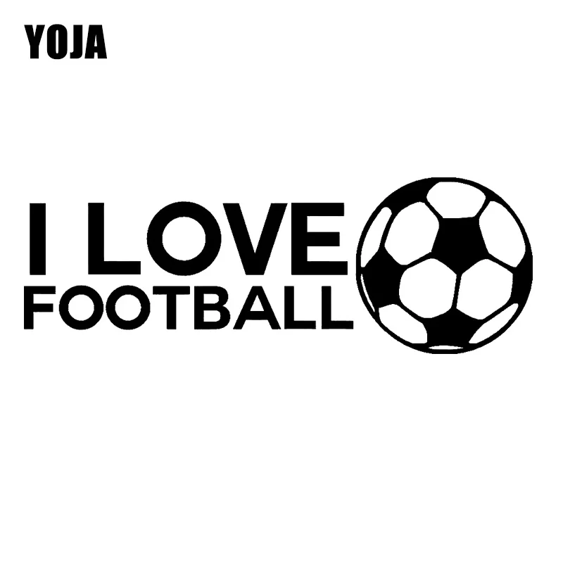 YOJA 86 6 см * 30 I Love футбольные наклейки с цитатами | Детские на стену для мальчиков и