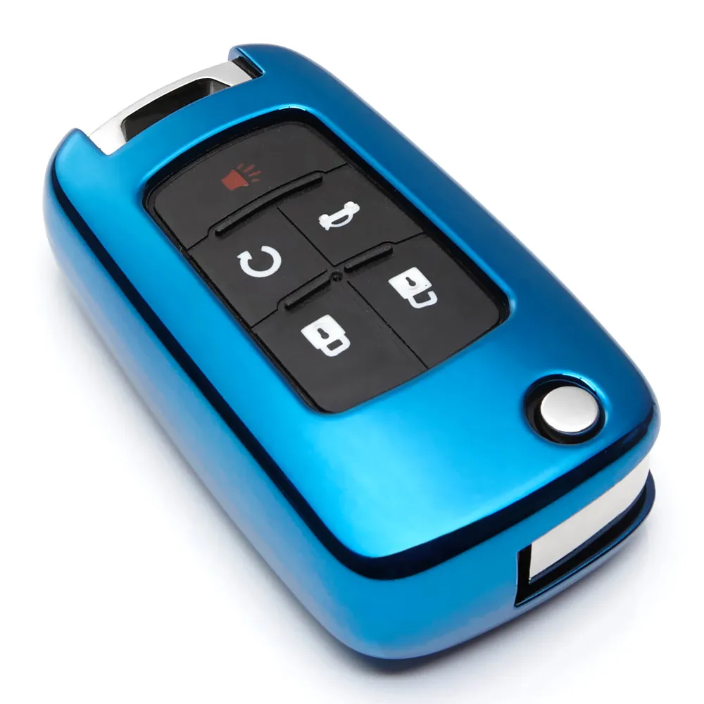 KUKAKEY ТПУ чехол для ключа защитный Chevrolet Cruze Aveo Captiva Epica Sail Lacetti Mrlibu Чехол