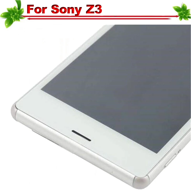 Для sony Xperia Z3 D6633 D6603 ЖК дисплей Дисплей с рамкой Сенсорный экран дигитайзер для