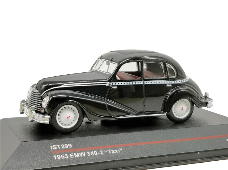 

1:43 IST Models EMW 340-2 Taxi Black 1953 Diecast Model Car
