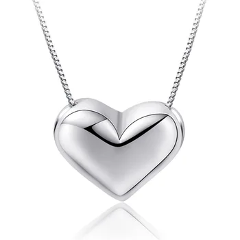

Burst necklace necklace jewelry European and American foreign trade love necklace pendant female silver jewelry wholesale