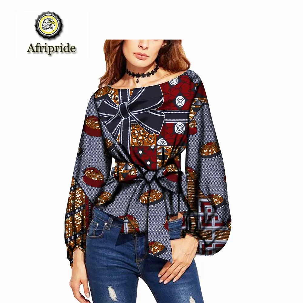 2019 african coats for women AFRIPRIDE bazin riche ankara print pure cotton coats private custom wax batik spring  S1824018