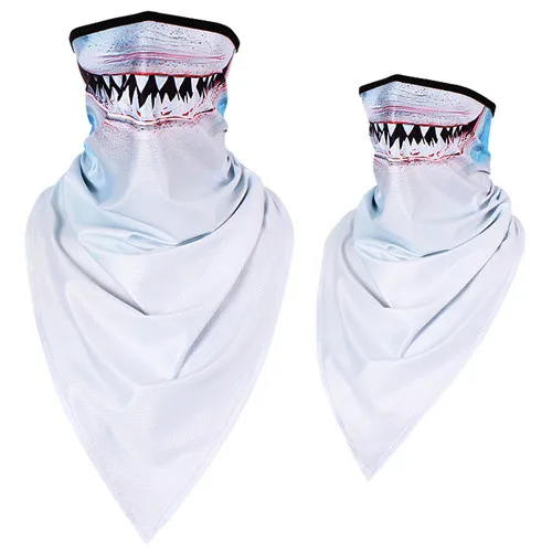 Men/Women long triangle animal mask magic hood quick-drying sand-proof breathable outdoor riding collar towel towel mask scarf - Color: Quick dry 15