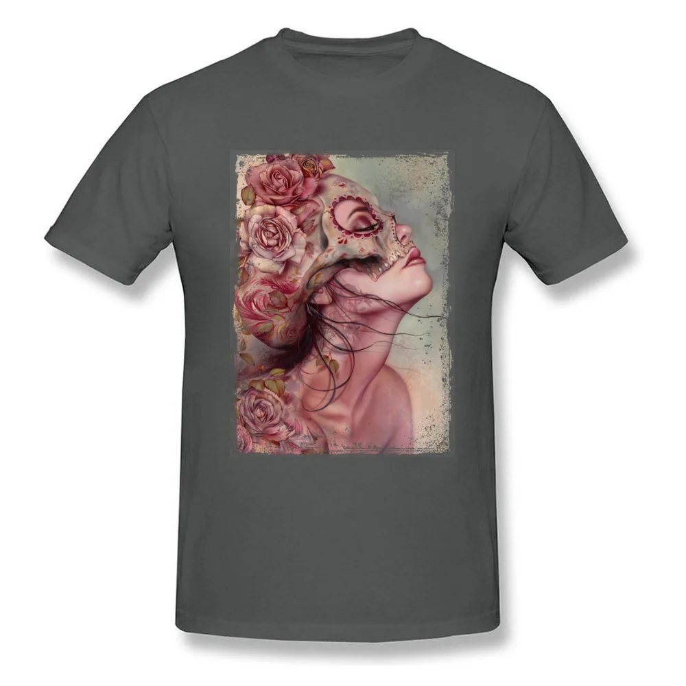 Summer AfterDeath Tshirts Retro Fall Short Sleeve O-Neck Tops & Tees 100% Cotton Male Casual Tops & Tees Top Quality AfterDeath carbon