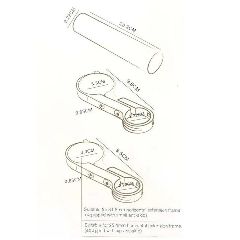 Alonefrie BC01 велосипед Ручка Extender Многофункциональный Алюминий сплав свет держатель Велосипедный Спорт расширение Рамки Велоспорт свет клип