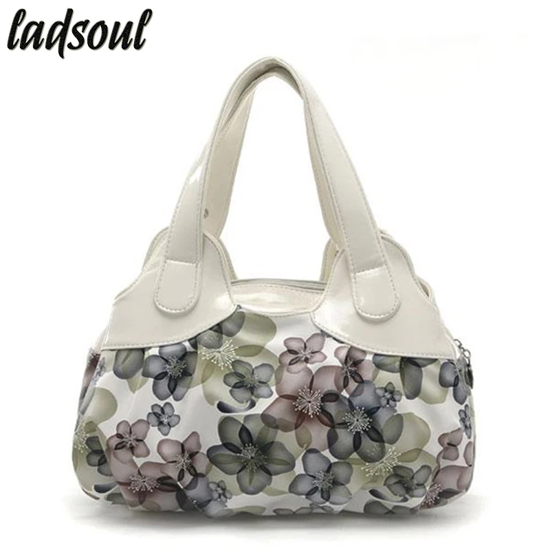 

BUENO 2014 hot selling fashion women handbag print messenger bags mother shoulder bag HL1592