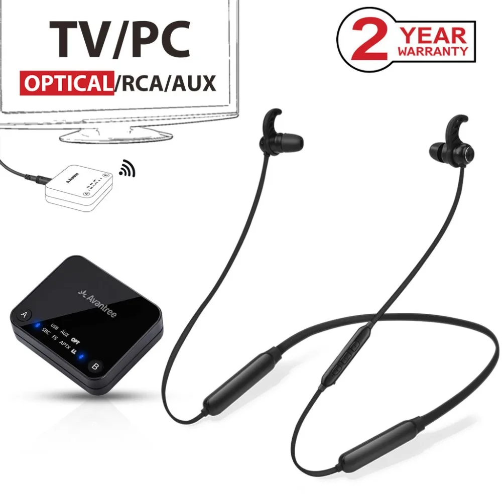 New arrival Bluetooth transmitter dual link Wireless In ear Headphones