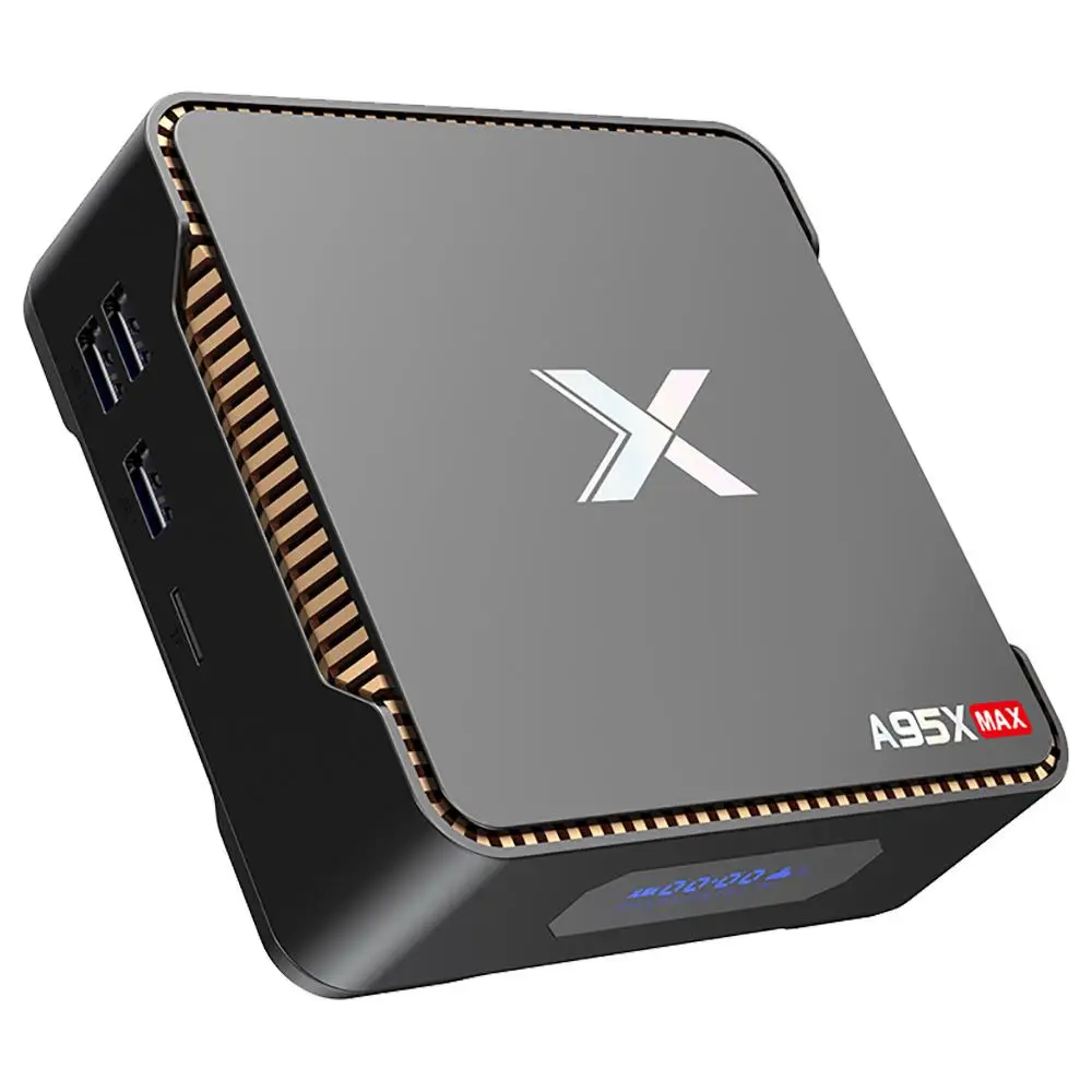 Vorke A95X MAX Android 8,1 ТВ коробка Amlogic S905X2 4 Гб ОЗУ+ 64 Гб ПЗУ 2,4/5G wifi 1000 Мбит/с Bluetooth гигабитная LAN Поддержка SATA HDD