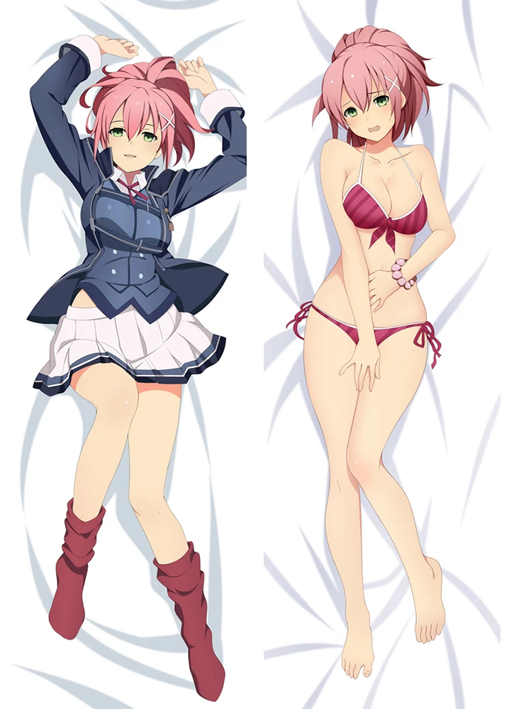 Двусторонняя обнимающая подушка с аниме рисунком Eiyuu Densetsu Sen no Kiseki чехол для