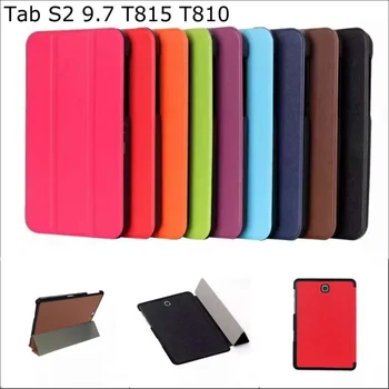 

Case for Samsung Galaxy Tab S2 9.7 T810 T815 SM-T810 Flip Folded PU Leather Stand Smart Cover For Samsung Galaxy T810 T815 Case