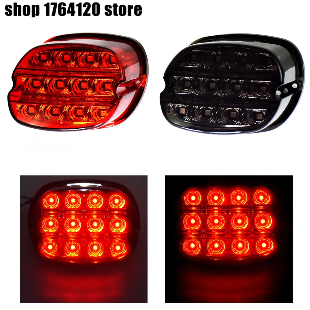 Motorcycle Parts Led Brake Tail Light Smoke/Red For Harley Touring