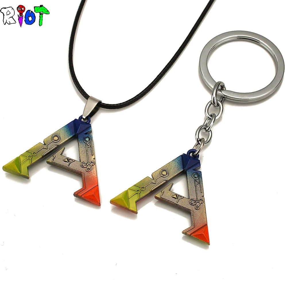 Для игр arpg ARK Survival Evolved Logo Choker ожерелье с подвеской мужское модное ювелирное