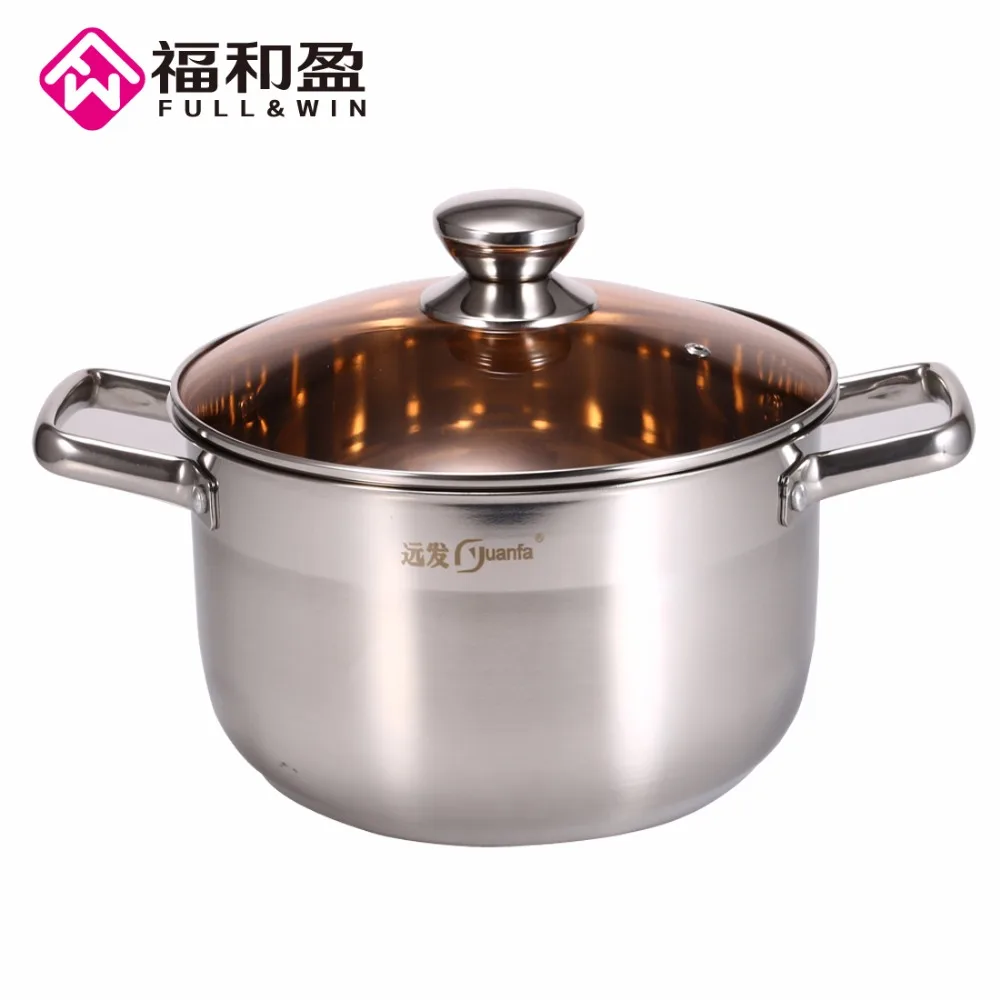 Кастрюля пароварка из нержавеющей стали с дополнительным дном 24 см|stainless steel pot