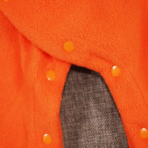Для новорожденных; для маленьких мальчиков Обувь для девочек на Хэллоуин пуловер с длинными рукавами с капюшоном оранжевый комбинезон комбинезоны наряды