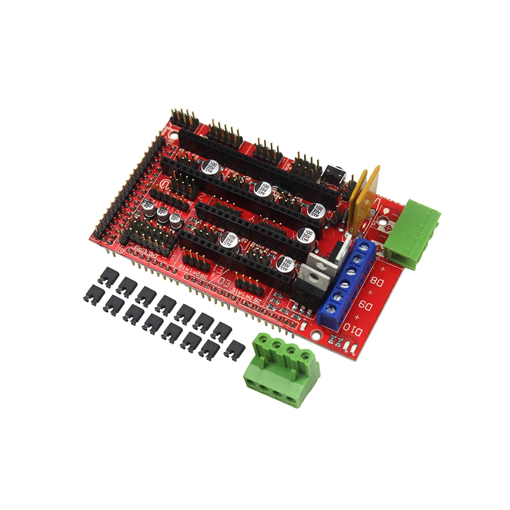 Ramps 1,6 панель управления расширения с радиатором модернизированная Ramps 1,4/1,5 Для arduino 3d принтер доска