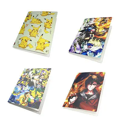 Carpeta de tarjetas con diseño de Pokémon regalo de Navidad de Año Nuevo regalo para niños y niñas 400 tarjetas Xhwykzz Trading Pokemon 50 páginas de 4 bolsillos