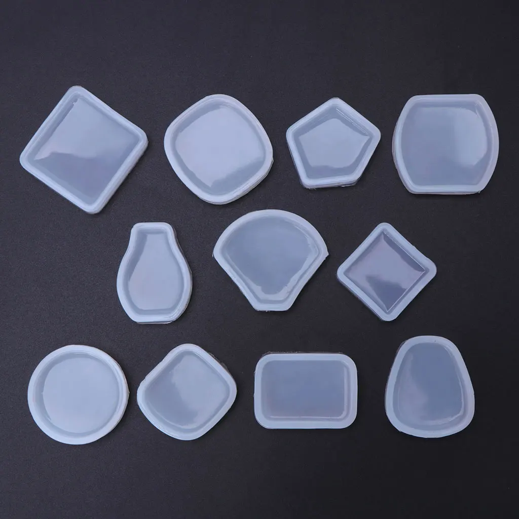 

licone Mold DIY Jewelry Making Round Geometric Fan Shape Pendant Epoxy Resin