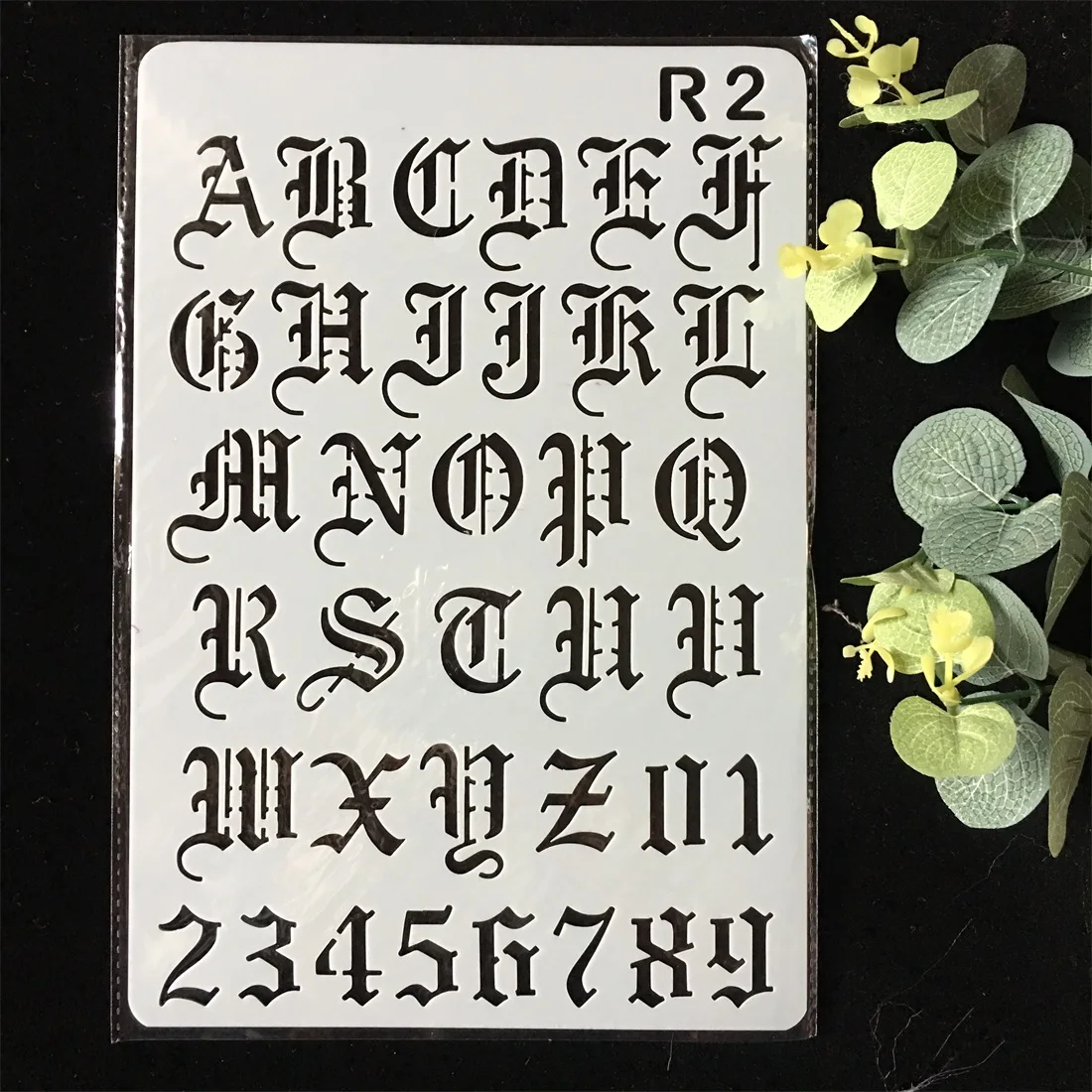 

1Pcs Alphabet Letters DIY Craft Layering Stencils Painting Scrapbooking Stamping Embossing Decor Paper Card Template F5171-r2